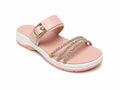 Rhinestone Strap Wedge Sandal for Women