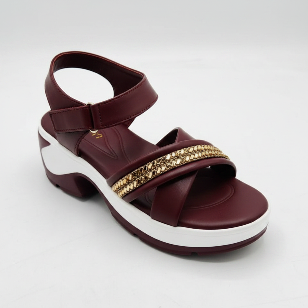 Maroon Sandal